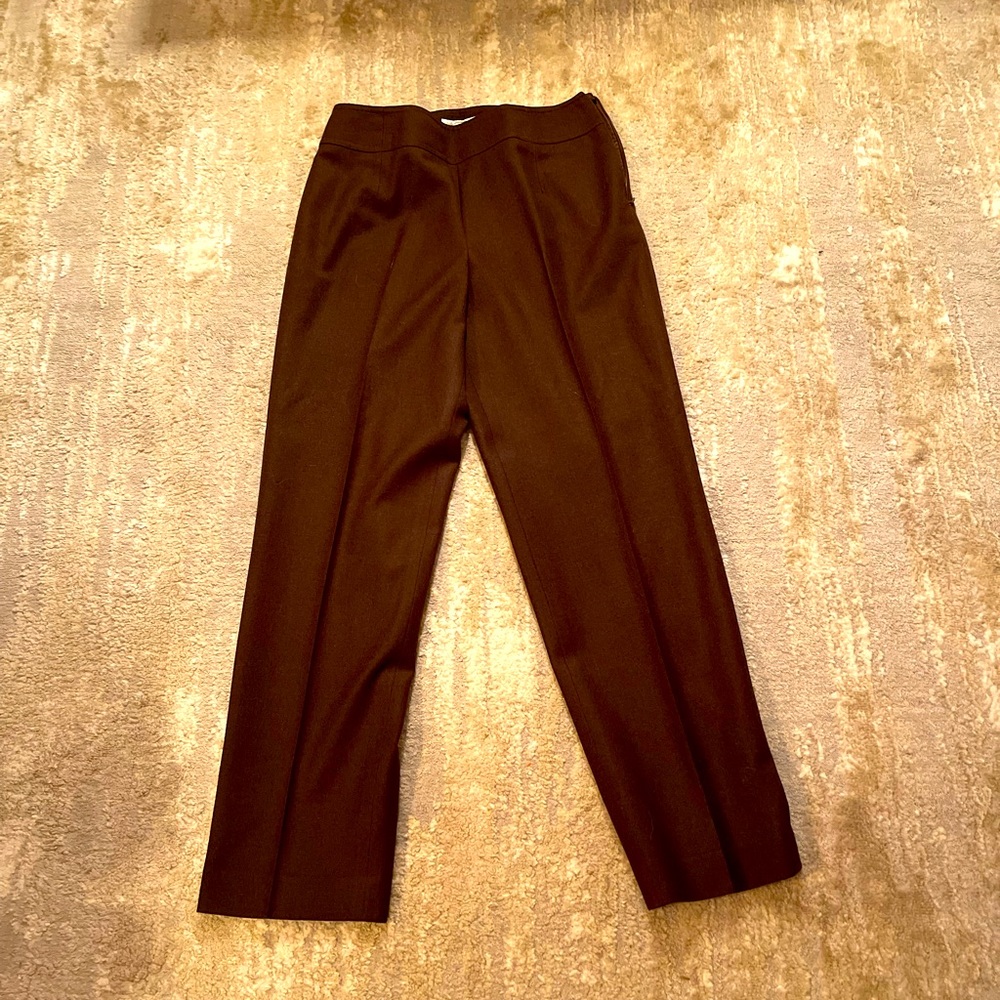 Pants, straight leg, wool, size 4P